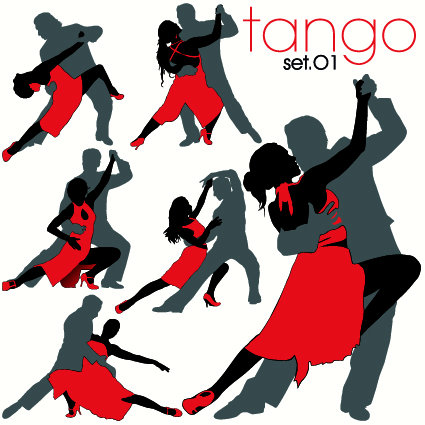 Elements of Dancing vector graphics 01
