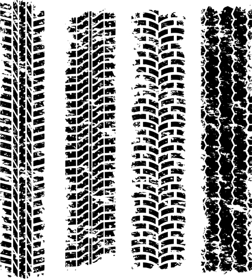 Different Tire Impression vector 01