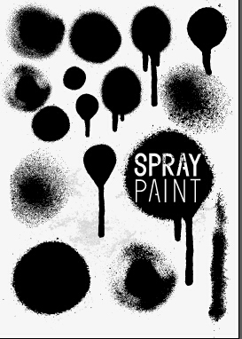 Different ink marks effect vector 01