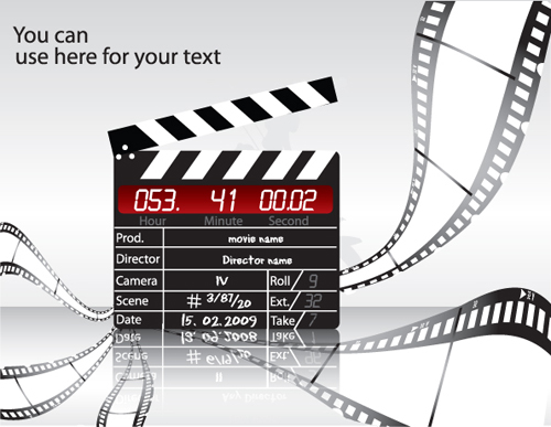 Different Film and movie mix vector 03