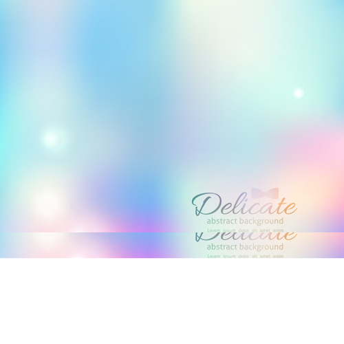 Halation colored blurred background vector material 01