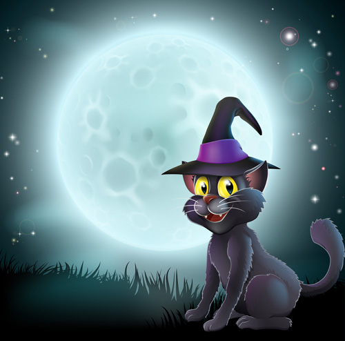 2013 Halloween vector background 04