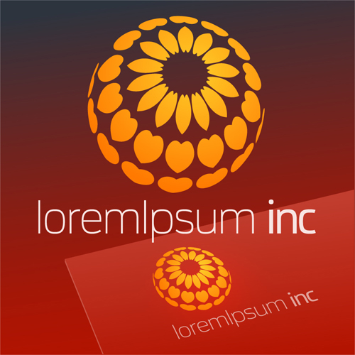 Huge collection of company logos creative vector 21