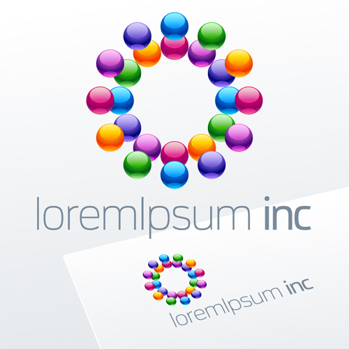Huge collection of company logos creative vector 22