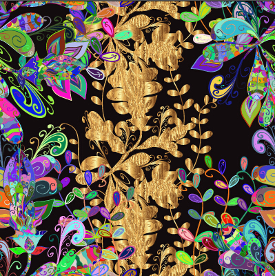 Luxury ornament floral pattern seamless vecrtor 01