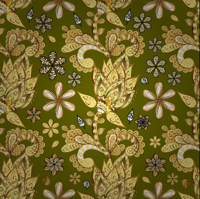 Luxury ornament floral pattern seamless vecrtor 12