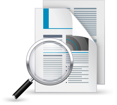Different Magnifier vector elements 01