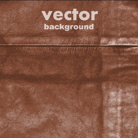 Realistic leather vector background