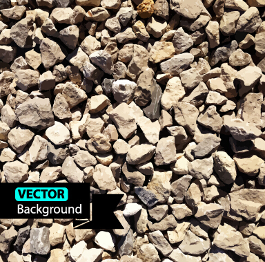 Realistic stones background graphics vector