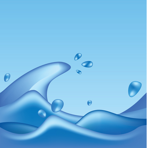 Surging Sea wave vector backgrounds 01