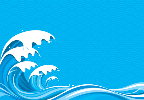 wave vector wave surging sea 