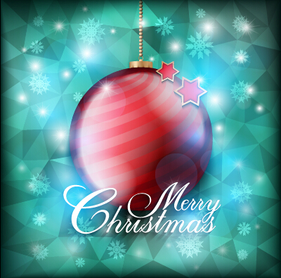 Set of christmas ball creative vector design 06