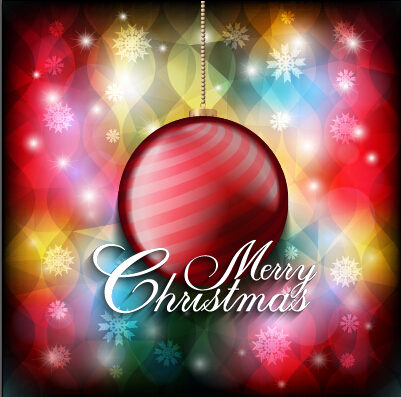 Set of christmas ball creative vector design 07