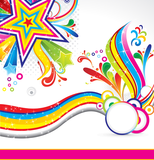 Shiny Multicolor Backgrounds art 01