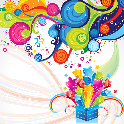Shiny Multicolor Backgrounds art 02