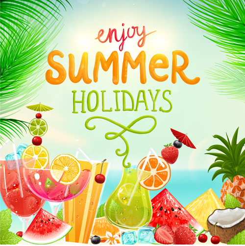 vector background summer holidays holiday Backgrounds background 