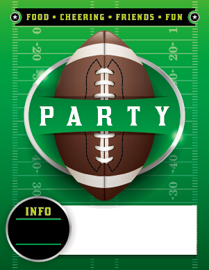 Vector poster sports tournament design set 06