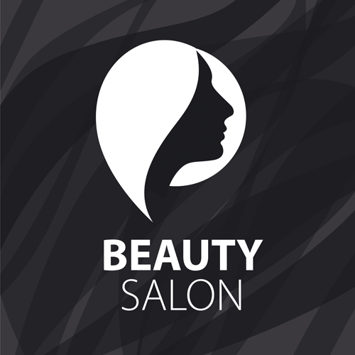 woman salon logos head beauty salon beauty 