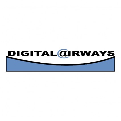 Creative Digital airways vector logo Creative Digital airways vector logo