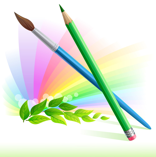 Vector Palette and brushes set 02