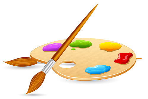 Vector Palette and brushes set 04