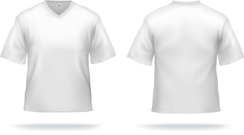 white template t-shirts 