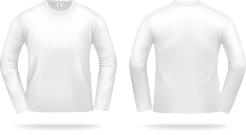 white template t-shirts 