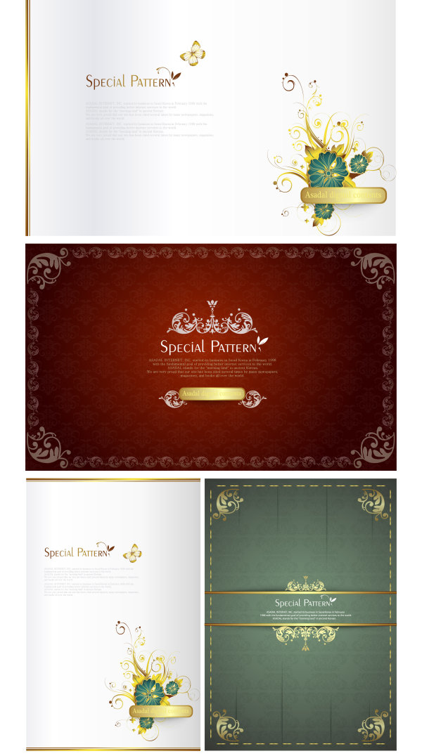 Ornate Invitation background vector