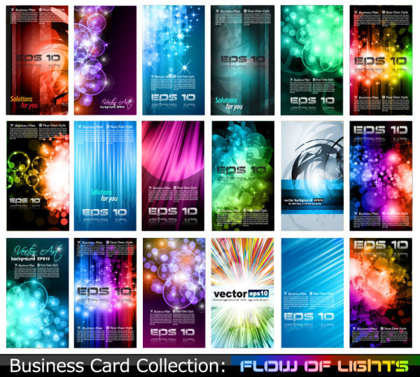 Various style business cards business card template business 