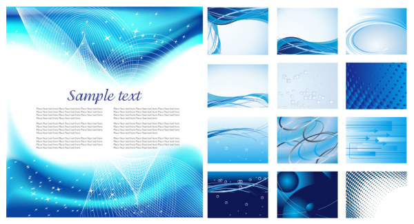 Blue motion background