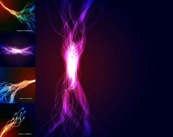 Creative light design backgrounds 01 art