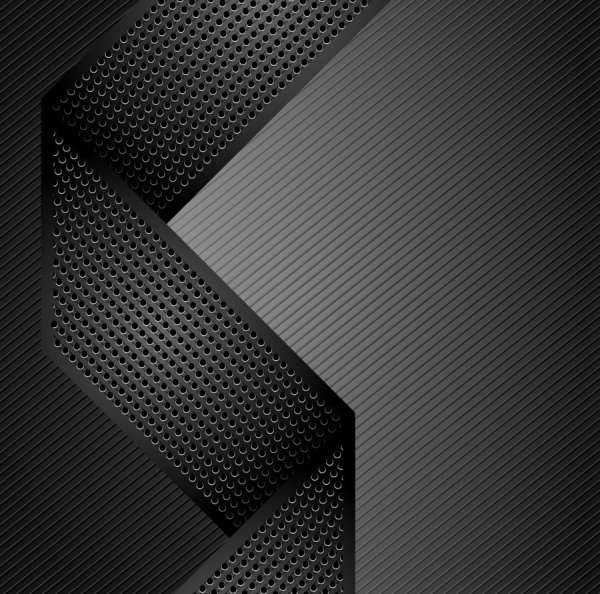 Metal perforated vector background 03