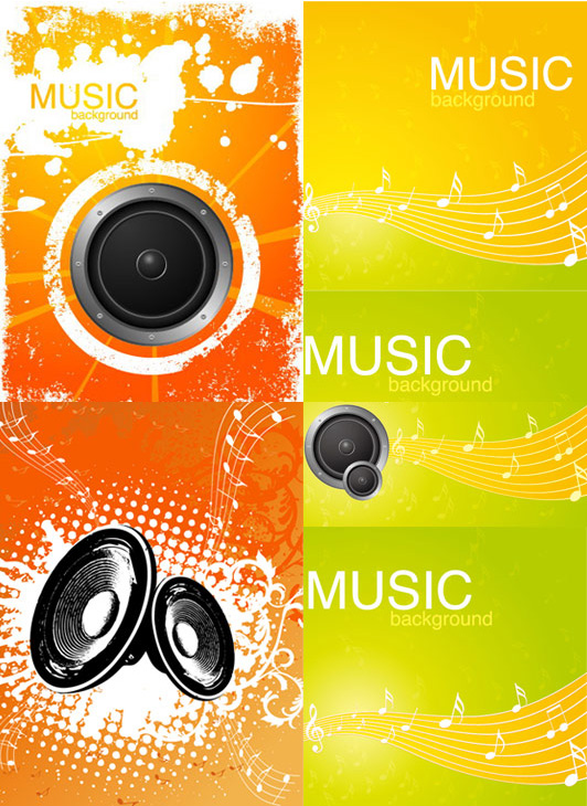 Modern music vector art