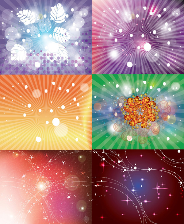 Dot streamline glare background