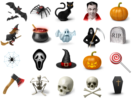 Halloween icons