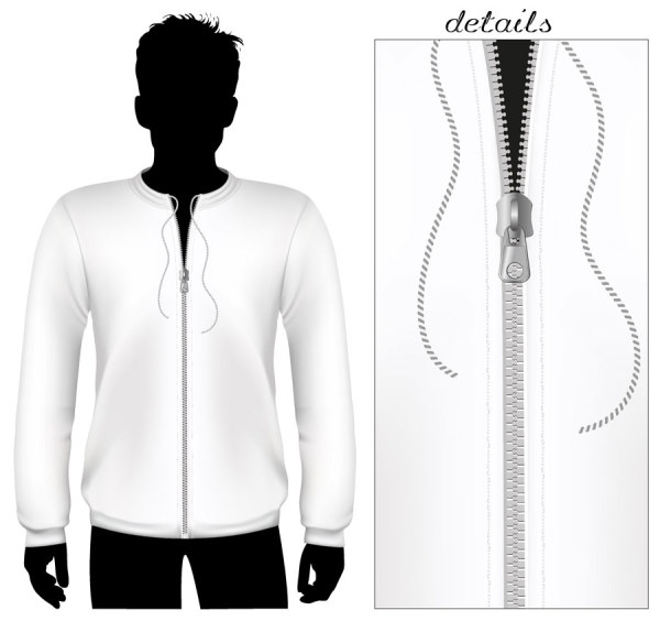 Clothes template design vector 13