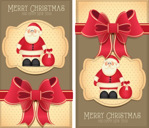 2014 Year Christmas Labels vector 03