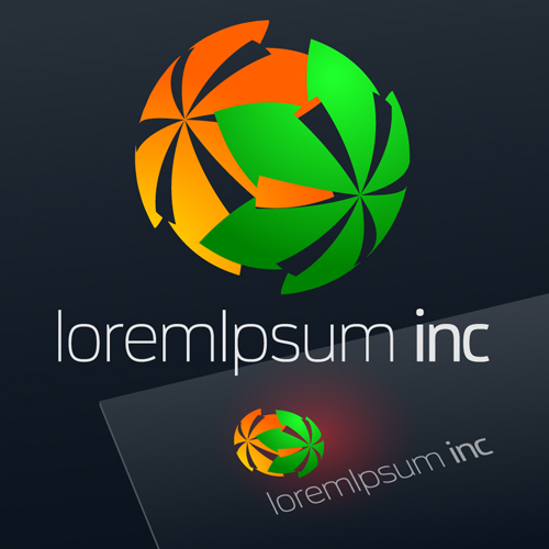 Huge collection of company logos creative vector 11