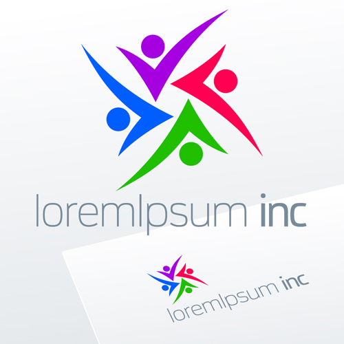 Huge collection of company logos creative vector 12
