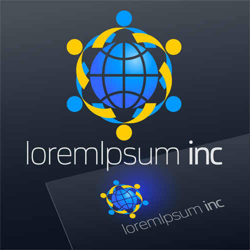 Huge collection of company logos creative vector 14