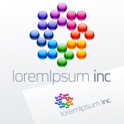 Huge collection of company logos creative vector 15