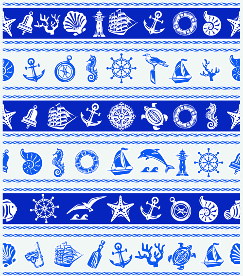 seamless pattern nautical 