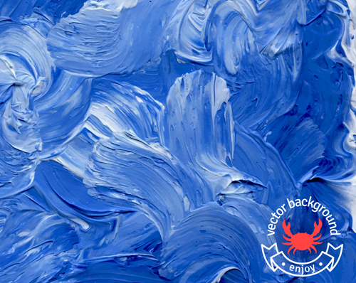 Realistic oil paint background vector 01
