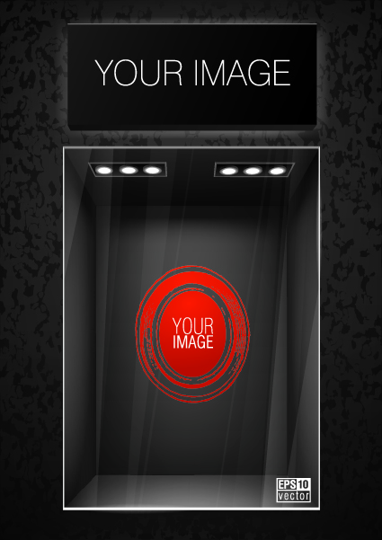 black and white Style Showcase vector 05