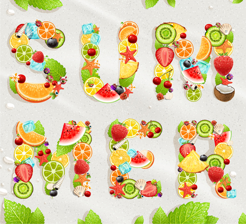 Creative Summer Holidays vector Backgrounds 01