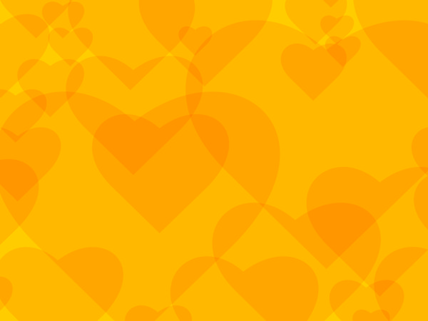 yellow heart background vector background 