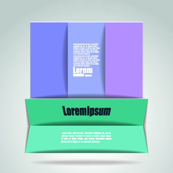 Delicate business templates background vector 01