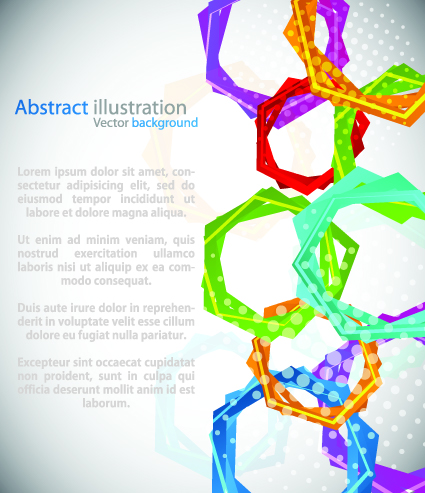 Colorful circles backgrounds art 05