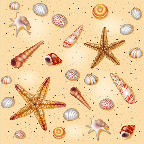 small animals seamless pattern vector pattern marine 