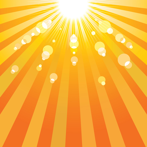 Dazzle sunshine background vector 02